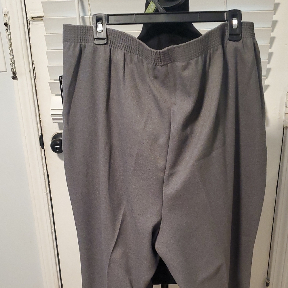 Allison Daley Charcoal Gray Trousers - Picture 8 of 9